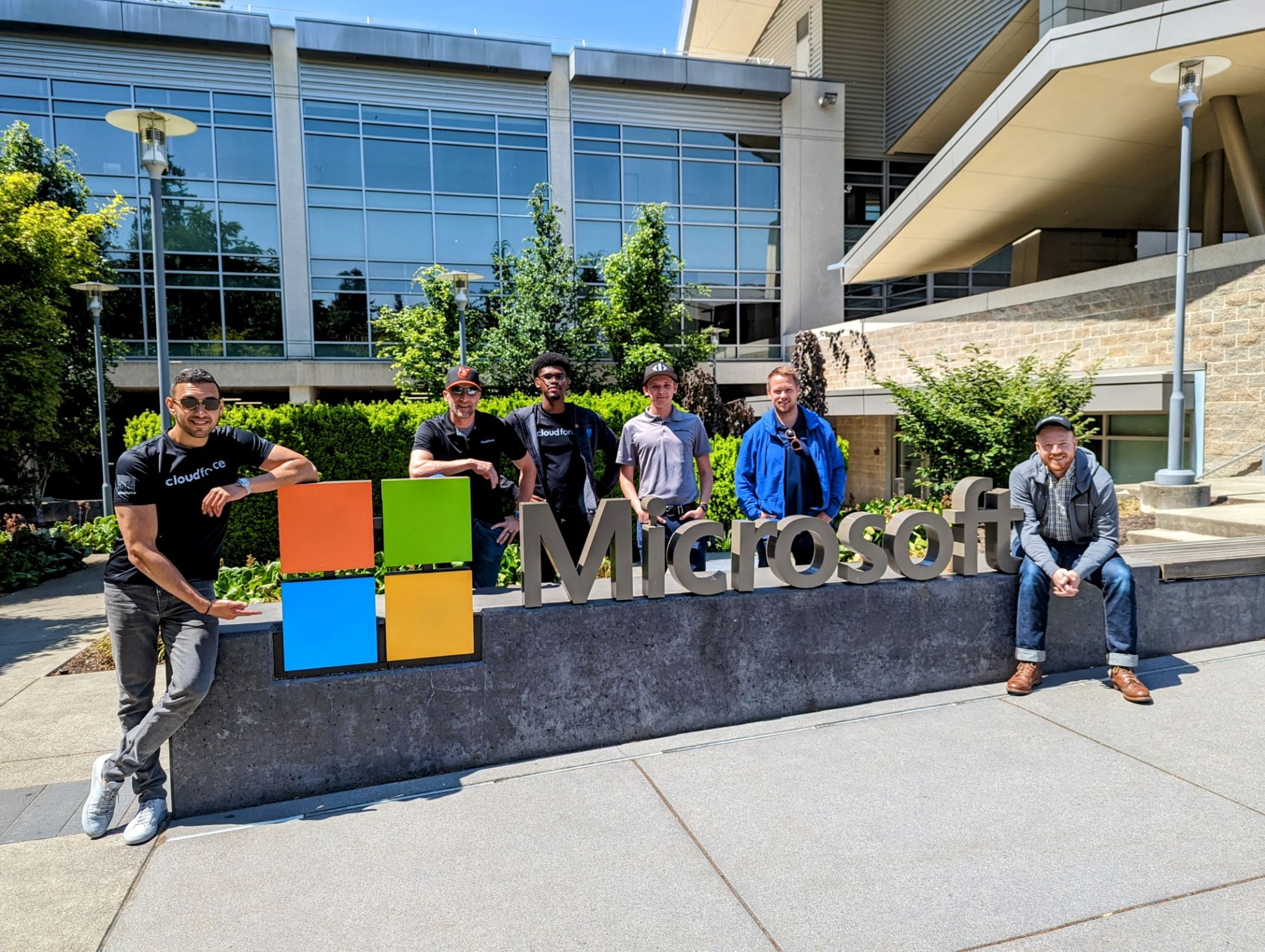 Cloudforce Visit To Microsoft